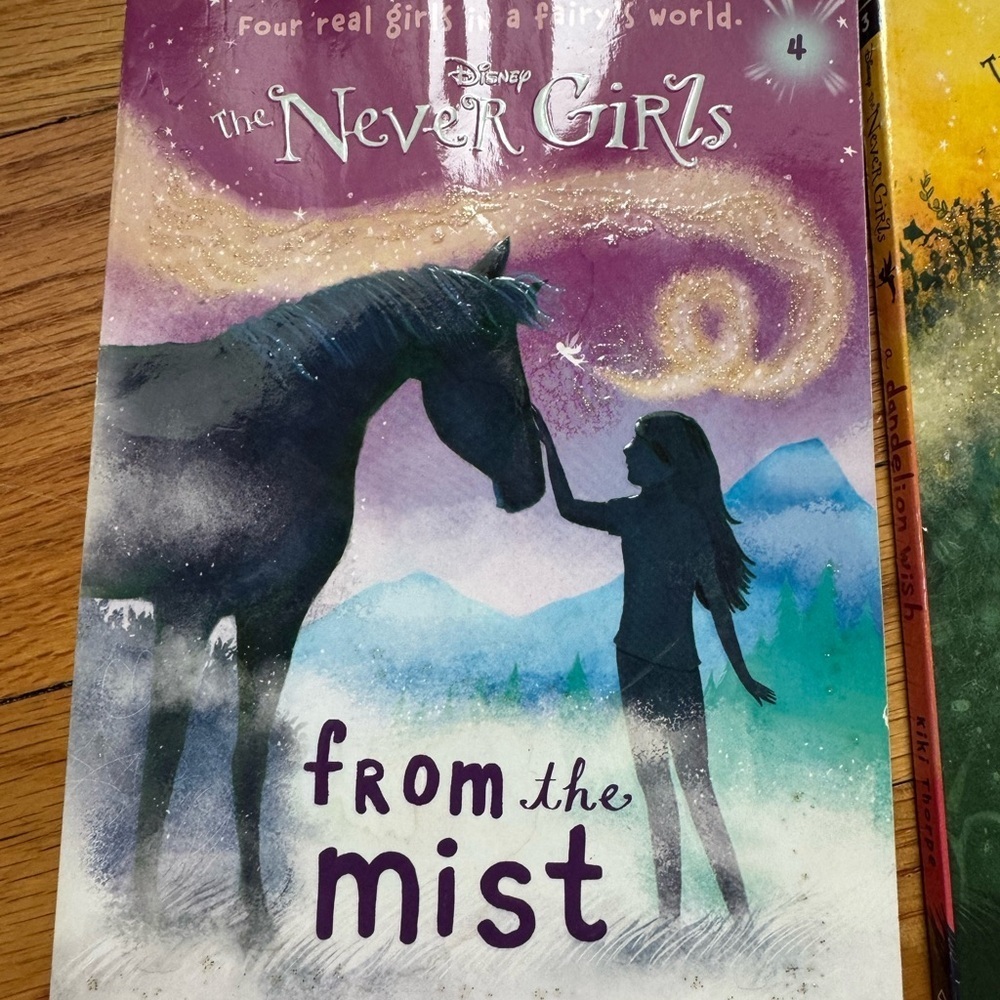 Disney The Never Girls Book Trio - Purple, Yellow, Blue. 1, 3, 4 - Picture 4 of 4